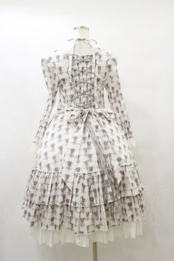 画像2: ATELIER PIERROT / Rosy Bouquet Dress size1 ライトグレー H-25-08-05-073-EL-OP-KB-ZH