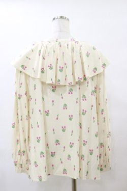 画像2: Candy Stripper / CHULIP VOLUME COLLARブラウス 2 アイボリー H-25-08-05-016-PU-BL-KB-ZH
