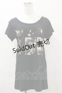 HYSTERIC GLAMOUR / Andy WarholフォトプリントTシャツ  黒 H-25-08-05-017-PU-TO-KB-ZH