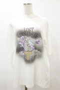 MILKBOY / LOST HOLIDAYS TEE  ホワイト H-25-08-05-018-MB-TO-KB-ZH