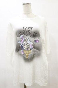 画像1: MILKBOY / LOST HOLIDAYS TEE  ホワイト H-25-08-05-018-MB-TO-KB-ZH