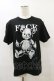 画像1: Drug Honey / スケルトンテディプリントTシャツ  黒 H-25-08-05-019-PU-TO-KB-ZH (1)