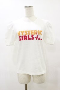 HYSTERIC GLAMOUR / HYS GIRLSプルオーバー  白 H-25-08-05-020-PU-TO-KB-ZH