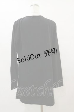 画像2: Drug Honey / スケルトンテディ切替ロングカットソー  ブラック H-25-08-05-021-PU-TO-KB-ZH