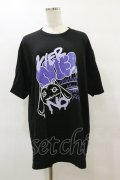 NieR Clothing / プリントCOTTON CUTSEW XL 黒 H-25-08-05-025-PU-TO-KB-ZH