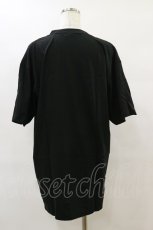 画像2: NieR CLOTHING / プリントCOTTON CUTSEW XL 黒 H-25-08-05-025-PU-TO-KB-ZT374 (2)