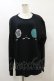 画像1: NieR Clothing / プリントLONG CUTSEW XL 黒 H-25-08-05-026-PU-TO-KB-ZH (1)