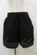 画像1: Katie / WORK UP trek shorts  ブラック H-25-08-05-029-LO-PA-KB-ZH (1)