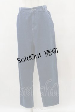 画像1: Katie / KATIE JEANS girl friend pants M ブルー H-25-08-05-031-LO-PA-KB-ZH