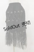 Drug Honey / 縫合風チュールスカート  黒 H-25-08-05-032-PU-SK-KB-ZH