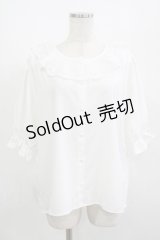 m petit by misako / NINA'Sコラボブラウス L オフ H-25-08-06-029-LO-BL-NS-ZH
