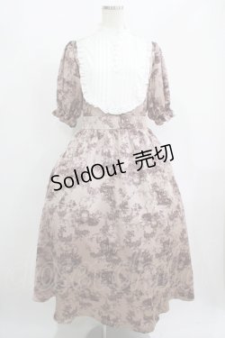 画像1: m petit by misako / トワルドジュイワンピース L ピンク H-25-08-06-004-LO-OP-NS-ZH