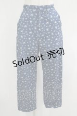 Fi.n.t / 小花柄ストレートパンツ Free BLUE H-25-08-06-036-CA-PA-NS-ZH