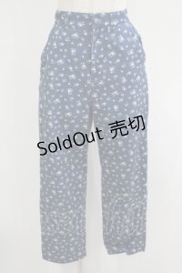 Fi.n.t / 小花柄ストレートパンツ Free BLUE H-25-08-06-036-CA-PA-NS-ZH