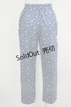 画像3: Fi.n.t / 小花柄ストレートパンツ Free BLUE H-25-08-06-036-CA-PA-NS-ZH