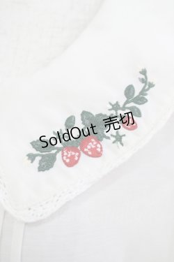 画像4: Fi.n.t / いちご刺繍ブラウス Free オフ H-25-08-06-048-CA-BL-NS-ZH