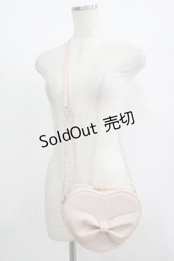 画像1: m petit by misako / AMハートリボンSLD  ピンク H-25-08-06-057-LO-BG-NS-ZH