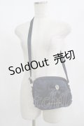 Maison de FLEUR / ビジューリボンフリルミニショルダーバッグ  ネイビー H-25-08-06-058-LO-BG-NS-ZH