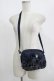 画像1: Maison de FLEUR / ビジューリボンフリルミニショルダーバッグ  ネイビー H-25-08-06-058-LO-BG-NS-ZH (1)