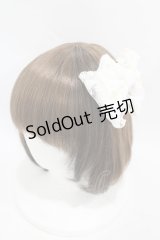 Angelic Pretty / レースリボンバレッタ  オフ H-25-08-06-1004-AP-AC-NS-ZH