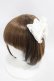 画像1: Angelic Pretty / レースリボンバレッタ  オフ H-25-08-06-1004-AP-AC-NS-ZH (1)
