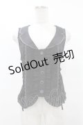 axes femme / レースアップベスト M ブラック H-25-08-06-1041-AX-TO-NS-ZH
