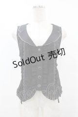 axes femme / レースアップベスト M ブラック H-25-08-06-1041-AX-TO-NS-ZH