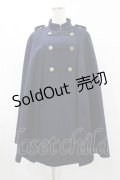 axes femme / ナポレオンマント風コート M ネイビー H-25-08-06-1046-AX-CO-NS-ZT-C068