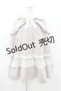 axes femme kawaii / ローズフリルケープコート M ピンク H-25-08-06-1047-AX-CO-NS-ZT-C068