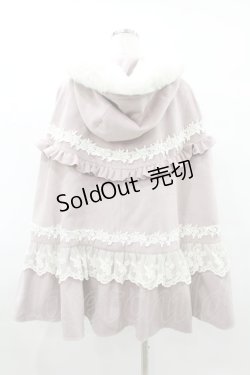 画像2: axes femme kawaii / ローズフリルケープコート M ピンク H-25-08-06-1047-AX-CO-NS-ZT-C068