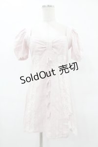 Bon21Hiz / タイトワンピース M ピンク H-25-08-06-1050-0-OP-NS-ZH