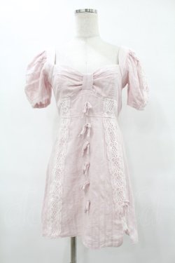 画像1: Bon21Hiz / タイトワンピース M ピンク H-25-08-06-1050-0-OP-NS-ZH
