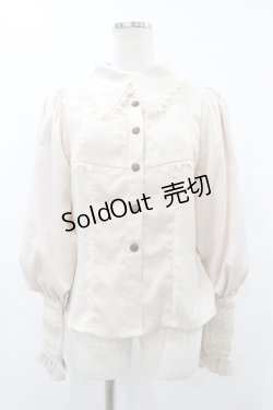 画像1: Hoshibako Works / ピンタックブラウス Free 生成り H-25-08-06-1051-0-BL-NS-ZH