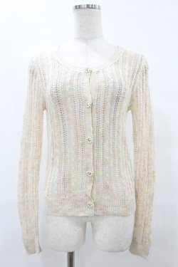 画像1: Franche Lippee / カーディガン M ピンク H-25-08-06-1052-LO-TO-NS-ZH