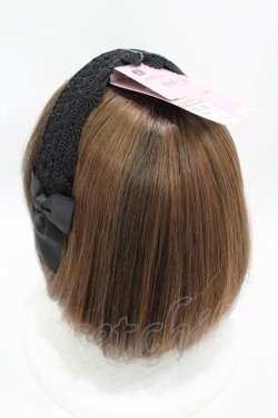 画像2: m petit by misako / TT*AMレースカチューシャ  ブラック H-25-08-06-1006-LO-AC-NS-ZH