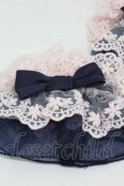 画像3: axes femme kawaii / オーガンジ‐フリルお袖留め  ネイビー H-25-08-06-1008-AX-ZA-NS-ZH