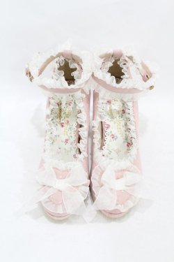 画像1: mille fille closet by LODISPOTTO / Angel Ribbonパンプス S ピンク H-25-08-06-1002-LO-SH-NS-ZH