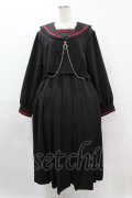 DearMyLoveWhip / 闇学園チェーンセーラーワンピース 5L ブラック H-25-08-06-1019-0-OP-NS-ZH