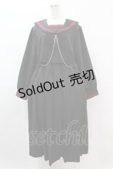 DearMyLoveWhip / 闇学園チェーンセーラーワンピース 5L ブラック H-25-08-06-1019-0-OP-NS-ZH