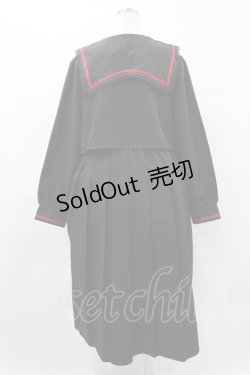 画像2: DearMyLoveWhip / 闇学園チェーンセーラーワンピース 5L ブラック H-25-08-06-1019-0-OP-NS-ZH