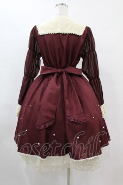 画像2: axes femme kawaii / axes femme kawaii 青木美沙子/ミルフィーユケーキワンピース M ボルドー H-25-08-06-1021-AX-OP-NS-ZH