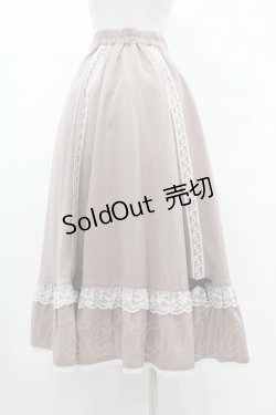 画像2: Honey Cinnamon / 配色はしごレーススカート Free ベージュ H-25-08-06-1033-LO-SK-NS-ZH