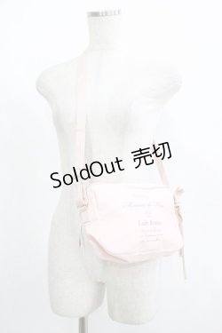画像1: Maison de FLEUR / 帆布リボンミニショルダー  ピンク H-25-08-06-059-LO-BG-NS-ZH