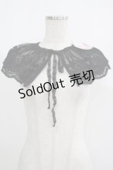 m petit by misako / AMレース付け襟  ブラック H-25-08-06-061-LO-ZA-NS-ZH
