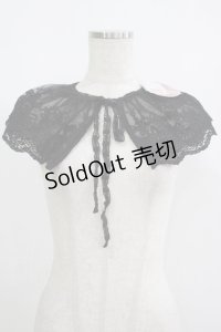 m petit by misako / AMレース付け襟  ブラック H-25-08-06-061-LO-ZA-NS-ZH