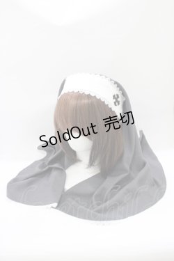 画像1: ALICE and the PIRATES / Double faced Saint sisterヴェール  グレー H-25-08-06-062-PA-AC-NS-ZH
