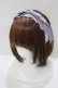画像1: axes femme kawaii / レースリボンカチューシャ  ラベンダー H-25-08-06-065-AX-AC-NS-ZH (1)