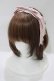 画像1: axes femme kawaii / レースリボンカチューシャ  ピンク H-25-08-06-066-AX-AC-NS-ZH (1)