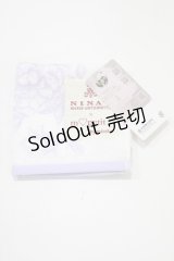 m petit by misako / NINA'sコラボタオルハンカチ  ラベンダー H-25-08-06-069-LO-ZA-NS-ZH