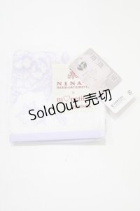 m petit by misako / NINA'sコラボタオルハンカチ  ラベンダー H-25-08-06-069-LO-ZA-NS-ZH